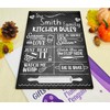 Family Kitchen Rules Large Sign A4 Wooden Wall Art 6mm