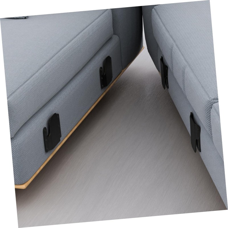 Totority 4pcs Sectional Sofa Connectors Invisible Fastener for Couch Assembly