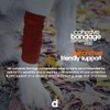 d3 Cohesive Bandage Compression Wrap Black 25mm x 5m (1