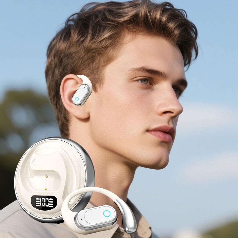Open Ear Earbuds | Sports Headphones | Immersive Long Playtime