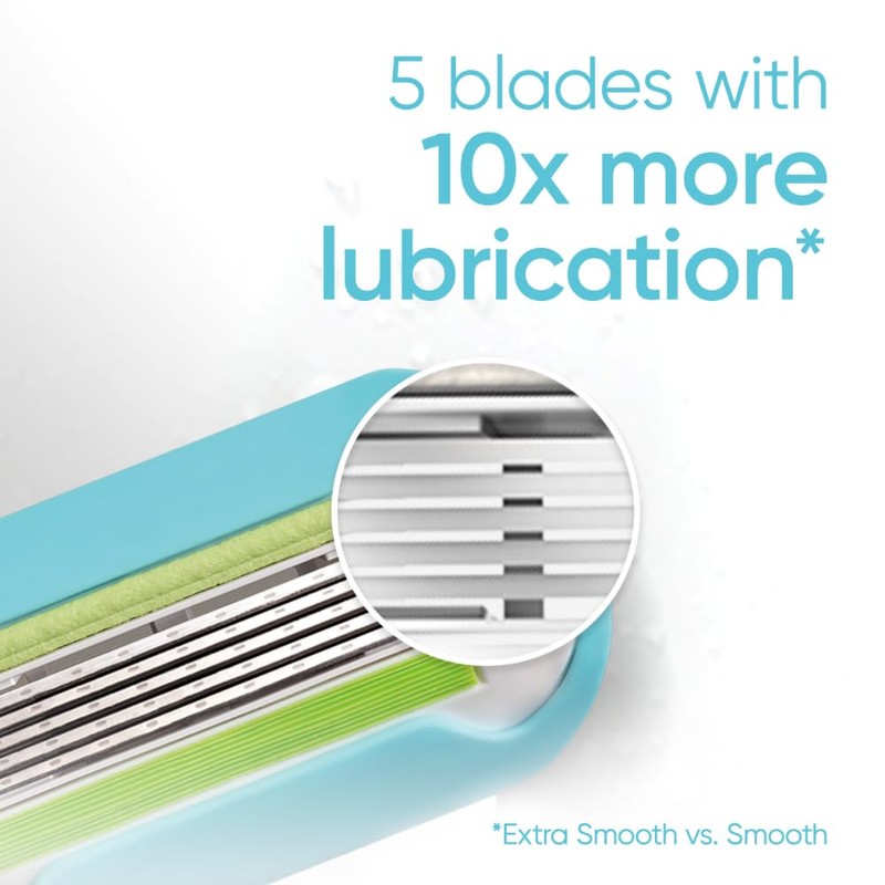 Gillette Venus Extra Smooth Womens Razor Blade Refills, 6 Count,