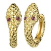 AT Jewellery - 9ct Yellow Gold Filled Small Python-Snake Ruby