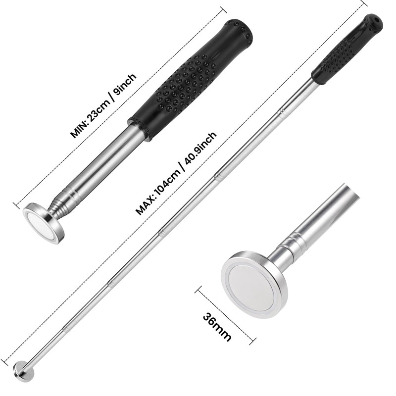 Fentar Telescopic Magnetic Pickup Tool, Heavy Duty Telescopic Magnet 35LB