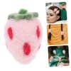 DOITOOL 10pcs Cute Felt Strawberry Crafts Hairband Decor for Home