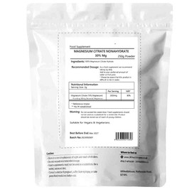 UKHealthHouse Potassium Citrate, Vegan Powder - High Strength Electrolytes Support Superior & Absorption Great Keto and Fasting No Dairy or Gluten UK (250g)