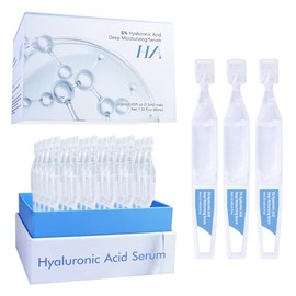 Suero De Ácido Hialurónico Al 5% Ultrahidratante Y Elástico - Wake Nature Perfection Ácido Hialurónico - Suero Antiedad Facial - Ampollas De Un Solo Uso - Cuidado De La Piel - Reparado