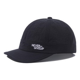 Gvatasz Quick Dry Short Brim Baseball Cap Lightweight Sports Hat for Men Women Sun Hats Waterproof Short Bill Cap,Black