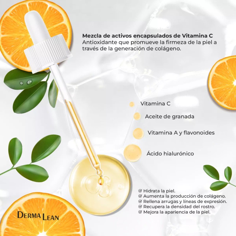 Derma Lean Serum Derma Lean Hyalo Vit C Acido Hialuronico/vitamina