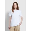 JAJU [JAJU] Unisex Cotton Round Neck T-shirt 3-pack_White 2501586118