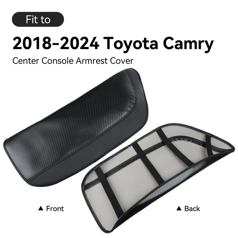 Bercicci Center Console Armrest Cover for Toyota Camry 2018-2024 Accessories
