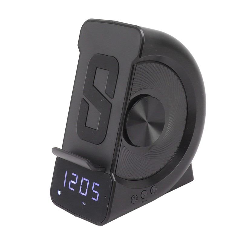3 in 1 Bluetooth Speaker PC ABS Alarm Clock with