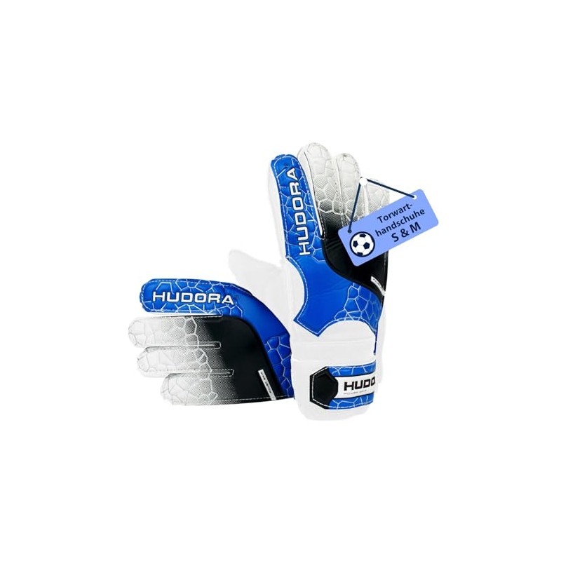 HUDORA Torwarthandschuhe Kinder Gr√∂√üe S/M - Klassik Tormann Handschuhe