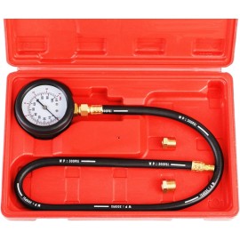 JIFETOR Oil Pressure Tester Kit, Professional Engine Diagnostic Red Case