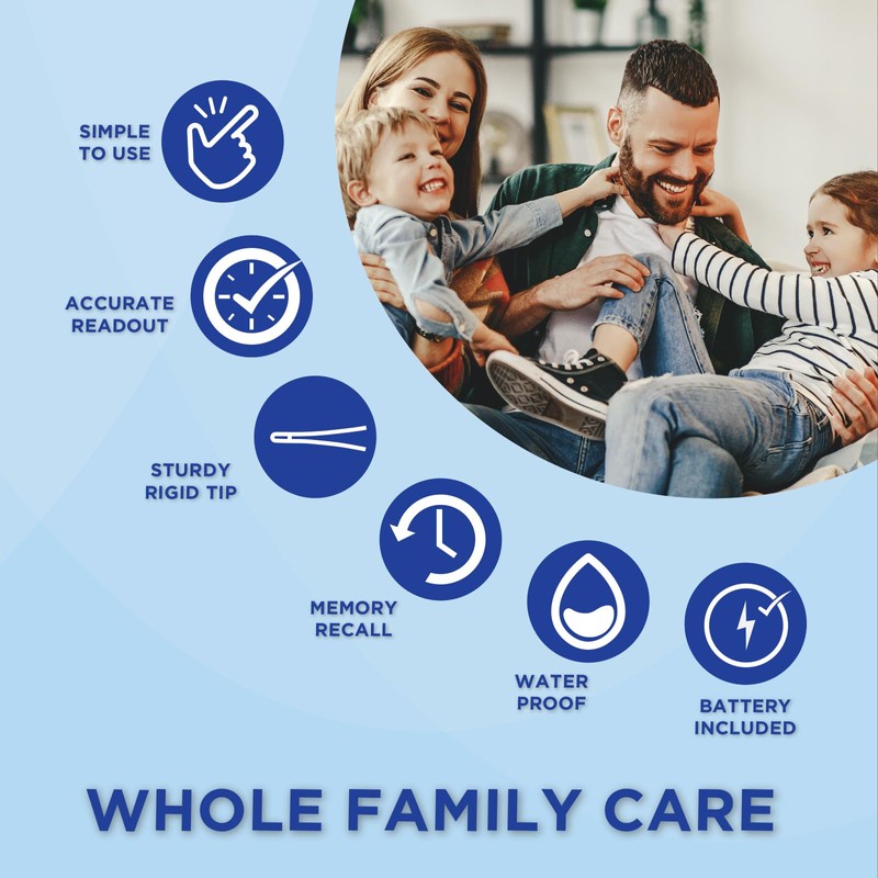 Veridian Healthcare Digital Thermometer | 60-Second Readout | Fahrenheit Measurements