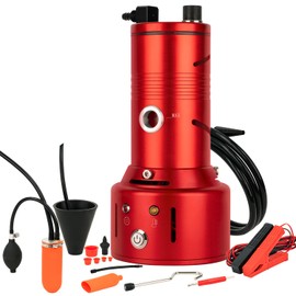 Automotive Smoke Machine Leak Detector, Built-in Air Pump, Evap Smoke Machine Leak Tester for Vacuum Leak Detection, 12V DC Smoke Tester Automotive Tools Kit for Pipe System