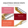 jiooyy Adjustable Bread Knife for Homemade Bread - Sourdough Bread