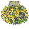 Mystic Sprinkles King Bacchus Mardi Gras Sprinkle Mix 3.4oz Bottle
