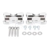 Unbranded Chrome CNC Front Fender Riser Relocator Kit For Harley