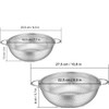 Kitchen Strainer with Handle, 22cm Diameter, 19cm Stainless Steel Pasta