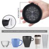 Amooca Car Cup Coaster Universal Automotive Waterproof Non-Slip Cup Holders