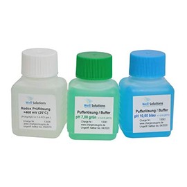 Well Solutions Buffer solutions for automatic dosing system pH7, pH 10, redox