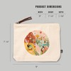 Lantern Press Play Every Day, 100% Cotton Zipper Pouch, Travel