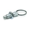 Ganter Normelemente GN 717-8-M12-AK-ST Locking Bolt, Silver, Pack of 2