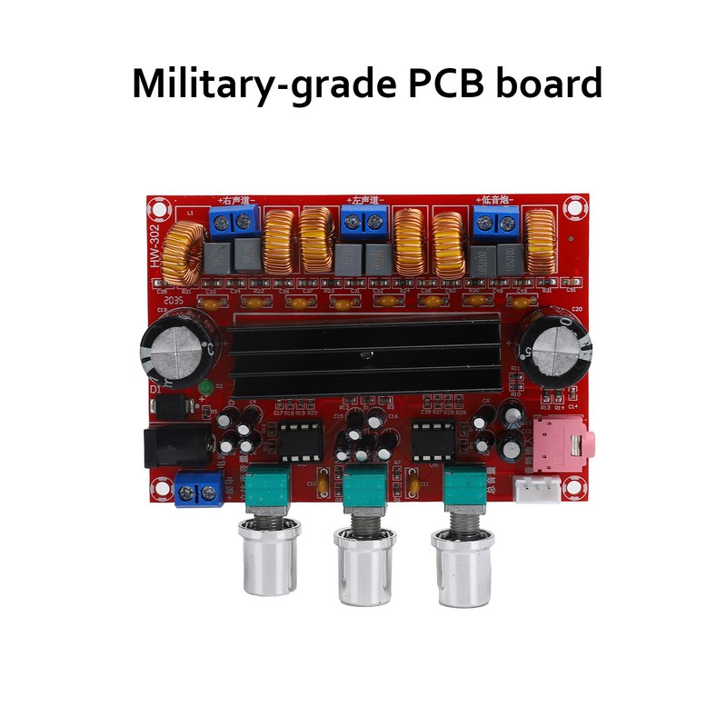 XH-M139 2.1 Sound Channel Digital Amplifier Board 12V-24V TPA3116D2 2x50W+100W