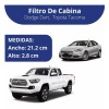 FORTEMAX Filtro Aire Cabina Dodge Dart | Toyota Tacoma |