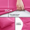 Moonlight Bedding King Size Fitted Sheets - 25cm Deep King
