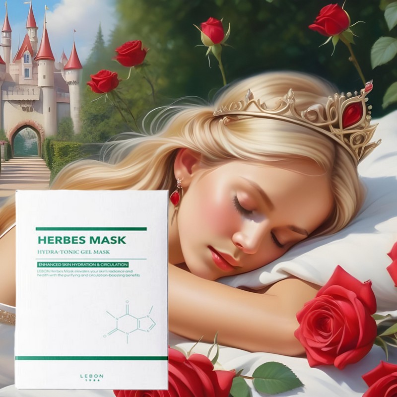 lebon Reborn Herb Sheet Mask 5-pack Naturally derived aromatic hot