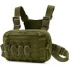AUMENTAR Tactical EDC Chest Bag Utility Molle Chest Rig Pouch