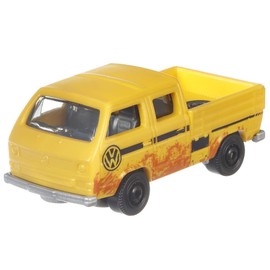Matchbox Color Changers Die-Cast Vehicle Series - Volkswagen Transporter Cab ~ Yellow to Orange