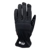 Red Steer 170 Ironskin Synthetic Leather Palm Gloves, Black, Shirred