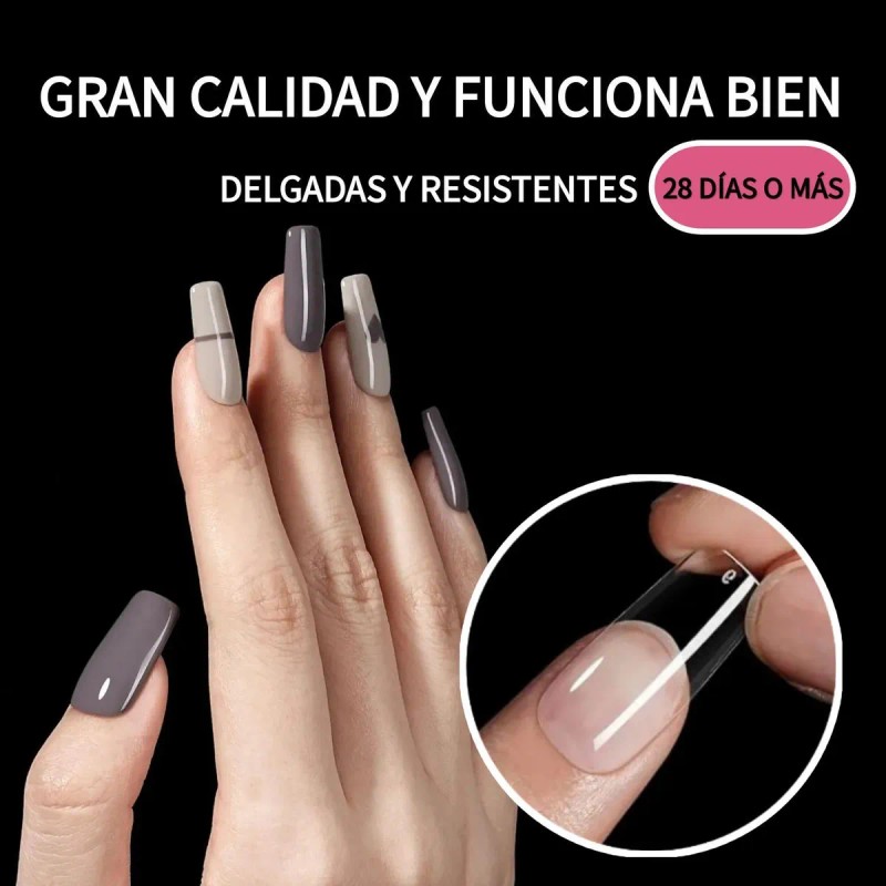 Tips Soft Gel Uñas Postizas Diferentes Modelos 600pzs Obp