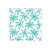 Bonamaison Kitchen Decoration Tablecloth Turquoise White 140 x 140 cm