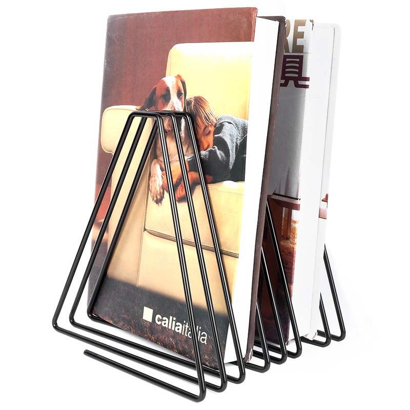 Innovative Desktop Flexible Folding Metal Bookend Book Stand Holder Organizer