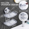 TAILI Chrome Double Layer Soap Dish for Shower, Max Hold