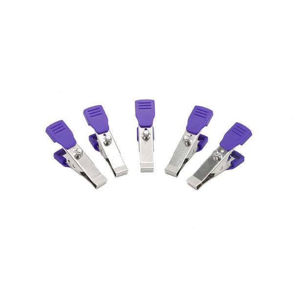 sino-k medical Veterinary ECG/ECG Alligator Electrode Clamp, Universal Connection Snap