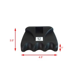 CROWN ME Cue Hoder, Cue Rest Cue Stick Holder, Portable Weighted Billiard Cue Rack with Chalk Holder, Pool Cue Holder, 3 Holes