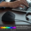 SANWA Wired Ergonomic Mouse, Optical Vertical Computer Mice, Reduce Wrist