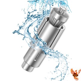 2-Pack Motorcycle Bar End Mounting Screw Set - Universal 13mm-24mm Handlebar Expansion Bolts for 7/8" Handlebars - Fits End Caps/Sliders/Mirrors (Silver, M6 Thread)