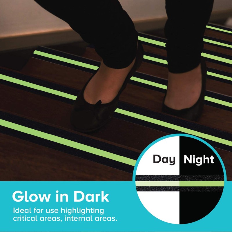 LifeGrip Anti Slip Traction Treads with Glow in Dark Stripe