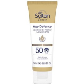 Soltan Once Age Defence Advanced 8hr Protect Facial Sun Care SPF50 – 50ml