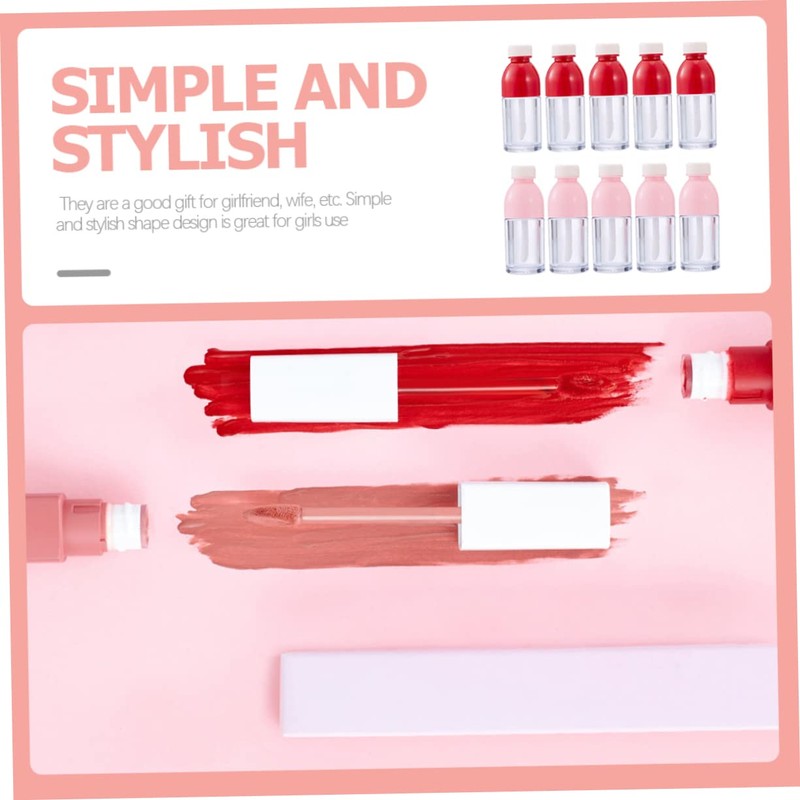 VICASKY 10pcs Lip Gloss Tubes with Wand Empty Bottles for