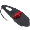 Karun Motorcycle LED Enduro Tail Lamp with Red Lens License