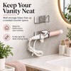 Wall-Mounted Styling Tool Holder for Bathroom – Self-Adhesive Storage Rack