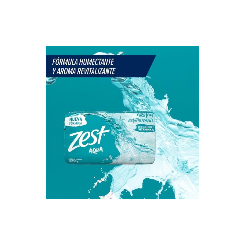 Zest Jabón Aqua, 96 x 90g (la imagen puede variar)