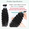 Deep Wave Bulk Human Hair for Braiding Boho Braids Water