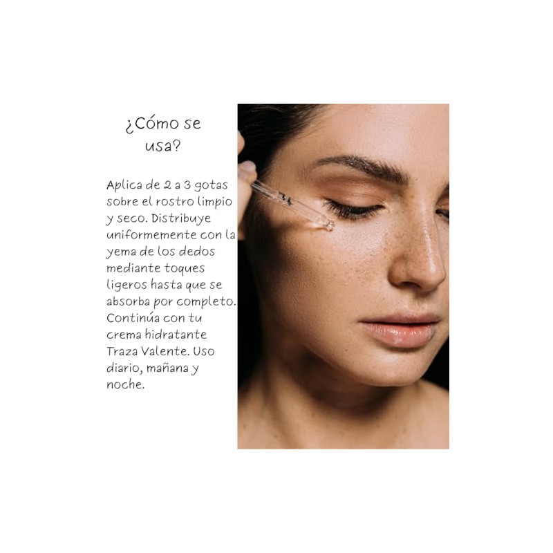 Sérum Facial Niacinamida, Pantenol y Ácido Hialurónico - Control de